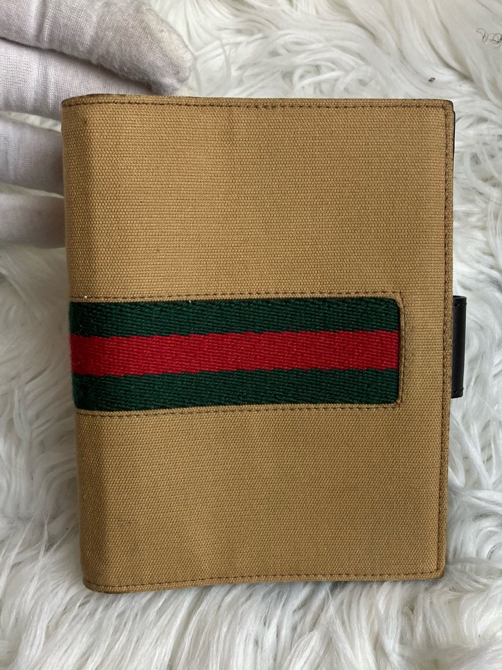 Gucci Sherry Line Canvas Agenda - Vintage